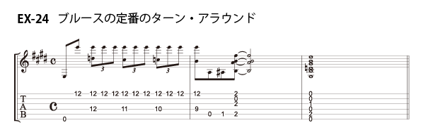 EX-24）ブルースの定番のターン・アラウンド