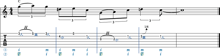 単音弾き（アルアイレ）