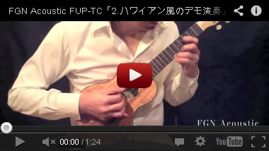 FGN Acoustic Concert FUP-TC 「ハワイアン風のデモ演奏」