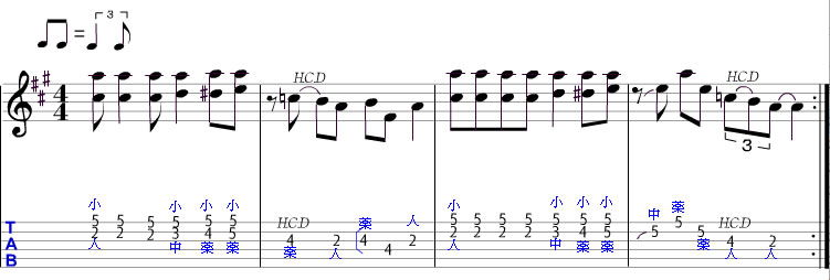 譜例1