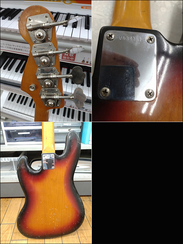 ◆楽器盗難情報◆ Fender USA American vintage Jazz Bass (ベース)｜埼玉県鶴ヶ島市