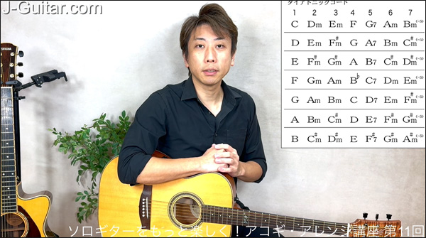 ソロギターをもっと楽しく！アコギ・アレンジ講座 第11回